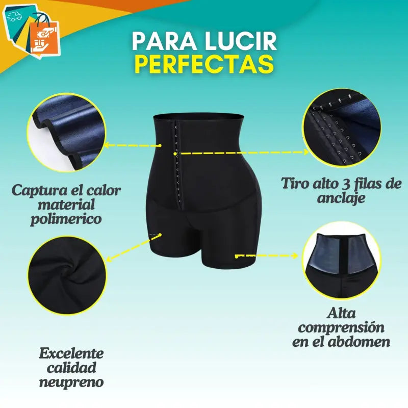 Faja Short 3 en 1 Cinturilla Osmotex ™